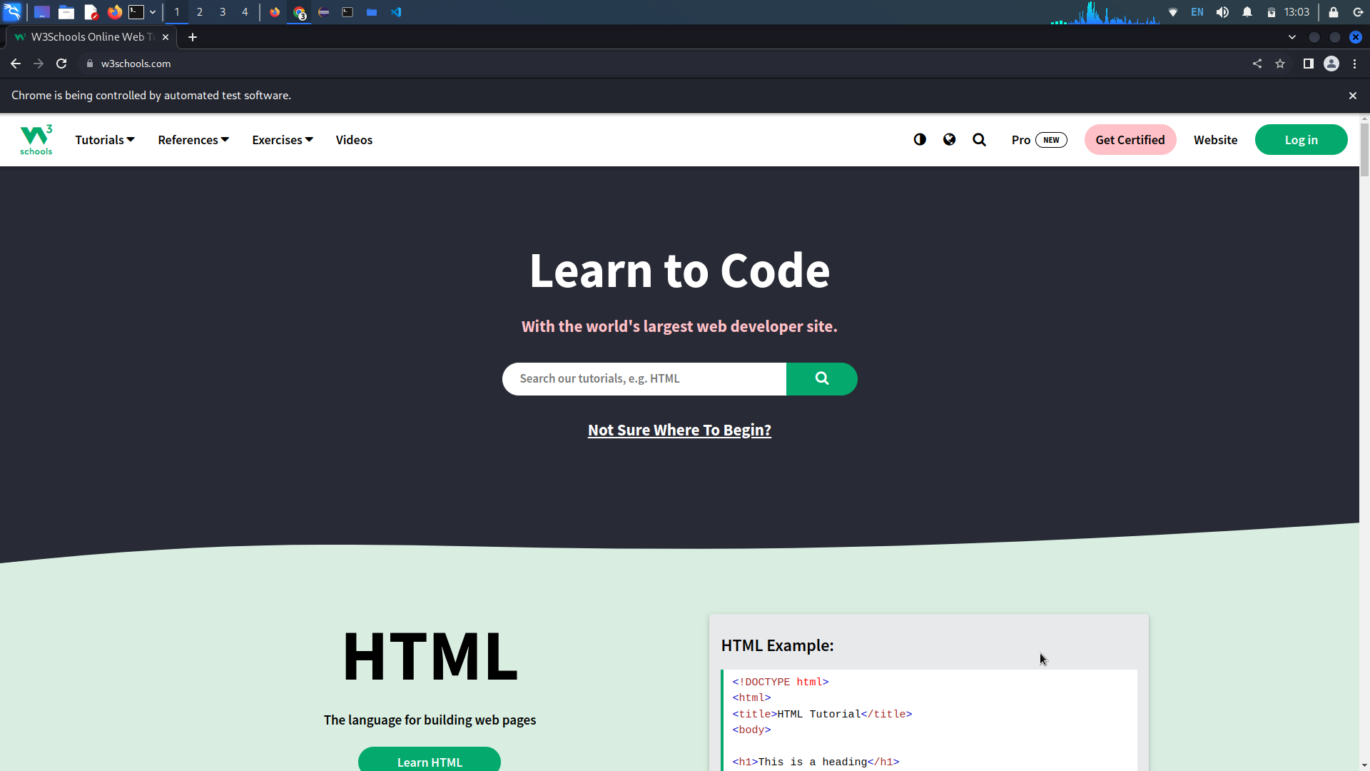 NoAlertPresentException
